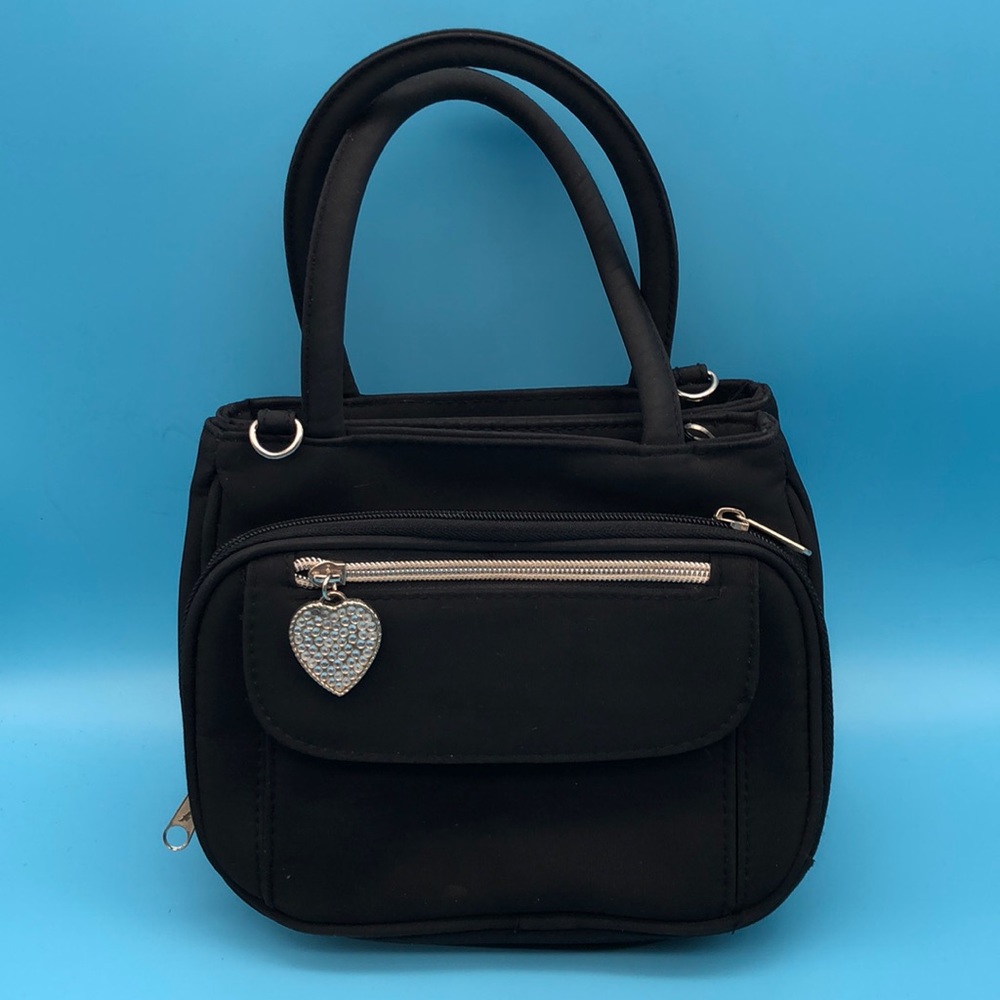 Black hand bag. Small.